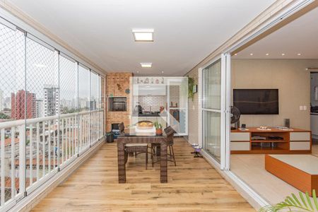 Varanda gourmet de apartamento à venda com 3 quartos, 137m² em Vila Gumercindo, São Paulo