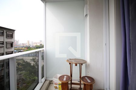Varanda de kitnet/studio para alugar com 1 quarto, 24m² em Sé, São Paulo