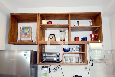 Cozinha - Utensílios de apartamento à venda com 1 quarto, 47m² em Pinheiros, São Paulo
