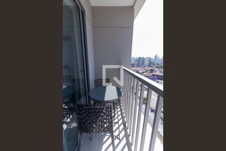 Varanda gourmet de kitnet/studio para alugar com 1 quarto, 30m² em Pinheiros, São Paulo