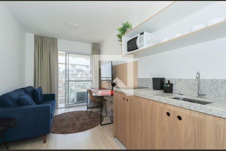 Sala de apartamento para alugar com 1 quarto, 40m² em Liberdade, São Paulo