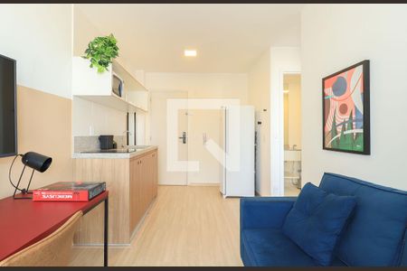 Sala de apartamento para alugar com 1 quarto, 40m² em Liberdade, São Paulo