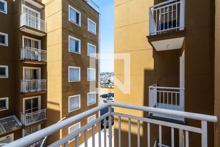Varanda da Sala de apartamento para alugar com 2 quartos, 42m² em Jardim Silvestre, Guarulhos