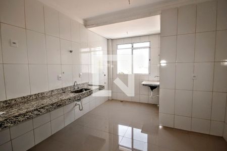 Cozinha de apartamento à venda com 3 quartos, 80m² em Riacho das Pedras, Contagem