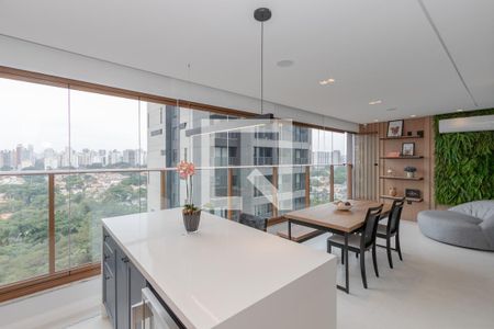 Varanda de apartamento à venda com 3 quartos, 147m² em Brooklin Novo, São Paulo