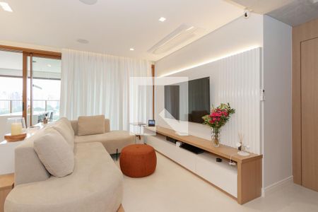 Sala de apartamento à venda com 3 quartos, 147m² em Brooklin Novo, São Paulo