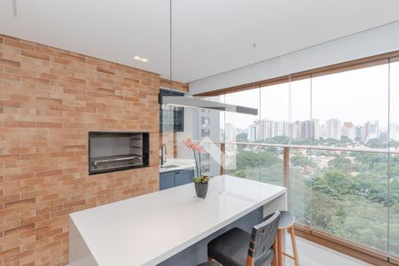 Varanda de apartamento à venda com 3 quartos, 147m² em Brooklin Novo, São Paulo