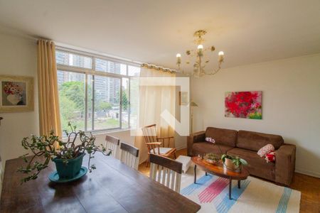 Sala de apartamento à venda com 2 quartos, 94m² em Jardim Petrópolis, São Paulo