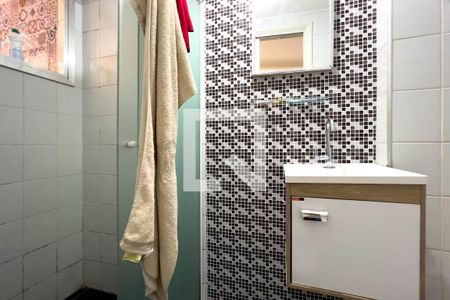 Banheiro de kitnet/studio à venda com 1 quarto, 34m² em Sé, São Paulo