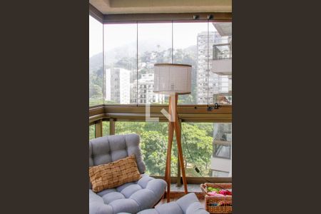 Varanda de apartamento à venda com 2 quartos, 90m² em São Conrado, Rio de Janeiro