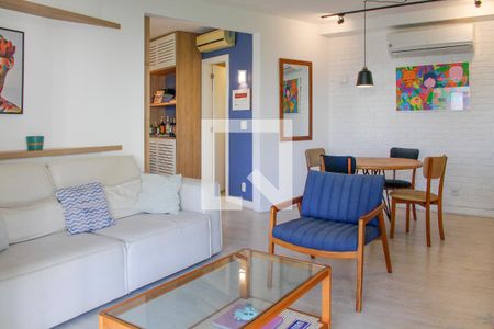 Sala de apartamento à venda com 2 quartos, 90m² em São Conrado, Rio de Janeiro