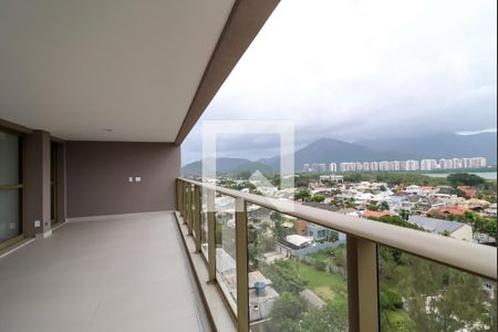 Varanda da Sala de apartamento para alugar com 3 quartos, 187m² em Barra da Tijuca, Rio de Janeiro
