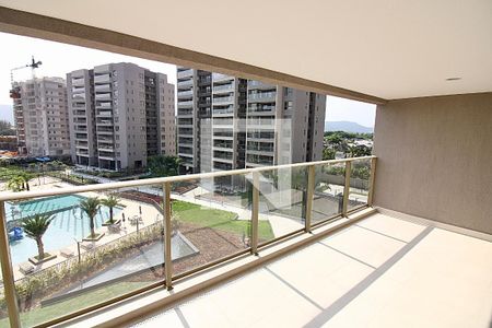 Varanda da Sala de apartamento para alugar com 2 quartos, 121m² em Barra da Tijuca, Rio de Janeiro