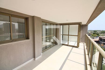 Varanda da Sala de apartamento para alugar com 2 quartos, 121m² em Barra da Tijuca, Rio de Janeiro