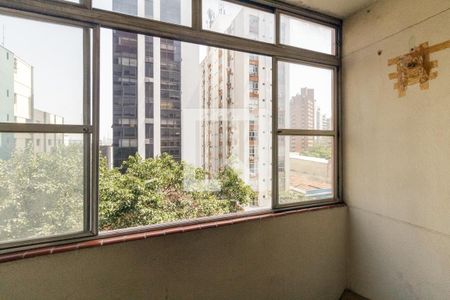 Varanda da Sala de apartamento à venda com 2 quartos, 78m² em Higienópolis, São Paulo