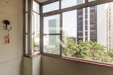 Varanda da Sala de apartamento à venda com 2 quartos, 78m² em Higienópolis, São Paulo