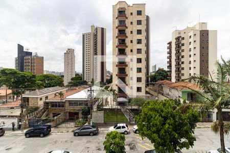 Vista da Sala de apartamento para alugar com 3 quartos, 120m² em Vila Santo Estefano, São Paulo