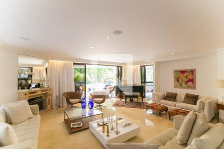 Sala de apartamento para alugar com 4 quartos, 376m² em Real Parque, São Paulo