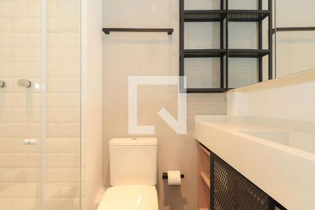 Banheiro de kitnet/studio para alugar com 1 quarto, 20m² em Vila Mariana, São Paulo