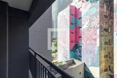 Studio para alugar com 21m², 1 quarto e sem vaga Studio para alugar com 21m², 1 quarto e sem vagaVaranda