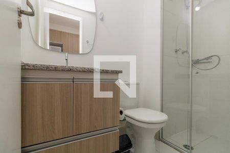 Studio para alugar com 21m², 1 quarto e sem vaga Studio para alugar com 21m², 1 quarto e sem vagaBanheiro