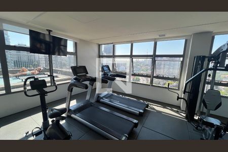 Studio para alugar com 25m², 1 quarto e sem vaga Studio para alugar com 25m², 1 quarto e sem vagaAcademia