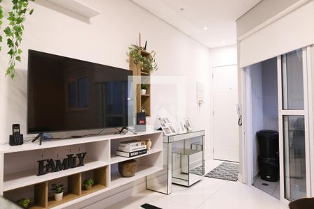 Sala de apartamento à venda com 2 quartos, 53m² em Jardim, Santo André