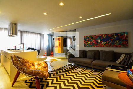 Sala/Cozinha de apartamento à venda com 3 quartos, 82m² em Gutierrez, Belo Horizonte