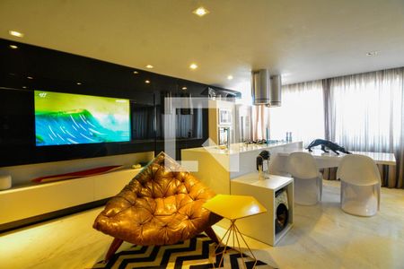 Sala/Cozinha de apartamento à venda com 3 quartos, 82m² em Gutierrez, Belo Horizonte