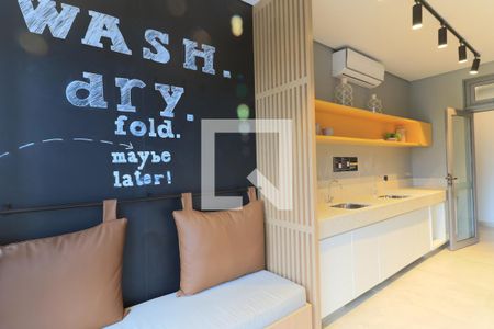 Studio para alugar com 25m², 1 quarto e sem vagaLavanderia