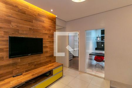 Sala de apartamento à venda com 3 quartos, 75m² em Funcionários, Belo Horizonte