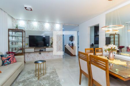 Sala de apartamento à venda com 3 quartos, 164m² em União, Belo Horizonte