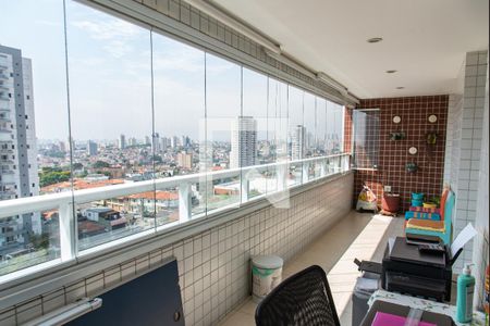 Varanda de apartamento para alugar com 3 quartos, 136m² em Vila Dom Pedro I, São Paulo