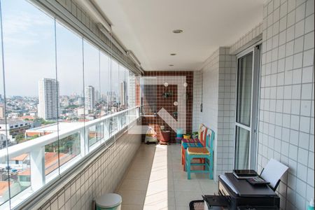Varanda de apartamento para alugar com 3 quartos, 136m² em Vila Dom Pedro I, São Paulo