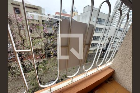 Apartamento à venda com 52m², 1 quarto e sem vagaPlaca instalada na sacada