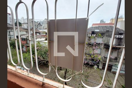 Apartamento à venda com 52m², 1 quarto e sem vagaPlaca instalada na sacada