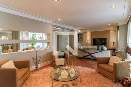 Sala de apartamento à venda com 3 quartos, 205m² em Vila Gertrudes, São Paulo