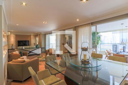 Sala de apartamento à venda com 3 quartos, 205m² em Vila Gertrudes, São Paulo