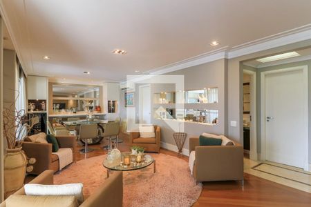 Sala de apartamento à venda com 3 quartos, 205m² em Vila Gertrudes, São Paulo