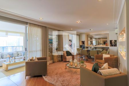 Sala de apartamento à venda com 3 quartos, 205m² em Vila Gertrudes, São Paulo