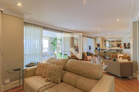 Sala de apartamento à venda com 3 quartos, 205m² em Vila Gertrudes, São Paulo