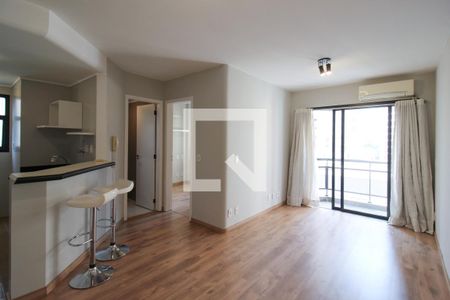 Sala de apartamento para alugar com 1 quarto, 34m² em Vila Nova Conceição, São Paulo
