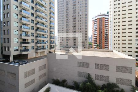 Varanda da Sala de apartamento para alugar com 1 quarto, 34m² em Vila Nova Conceição, São Paulo