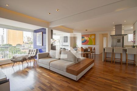 Sala de apartamento à venda com 4 quartos, 140m² em Aclimação, São Paulo