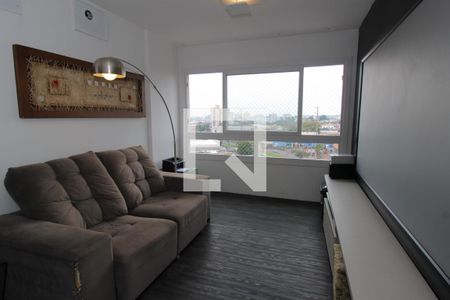Sala  de apartamento à venda com 2 quartos, 65m² em São Sebastião, Porto Alegre