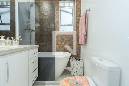 Banheiro da Suíte de apartamento à venda com 3 quartos, 140m² em Vila Mariana, São Paulo