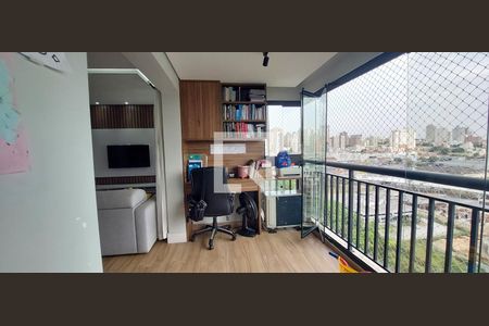 Varanda da Sala de apartamento à venda com 2 quartos, 88m² em Jardim, Santo André