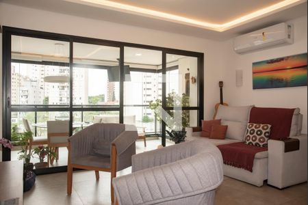 Sala de apartamento à venda com 3 quartos, 108m² em Chácara Inglesa, São Paulo