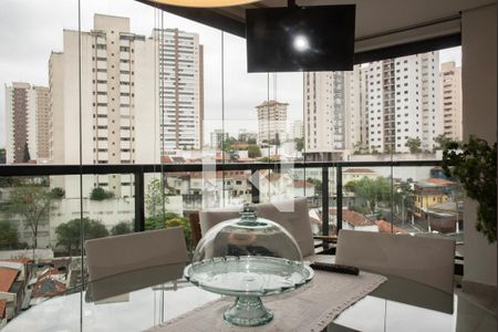Varanda da Sala de apartamento à venda com 3 quartos, 108m² em Chácara Inglesa, São Paulo