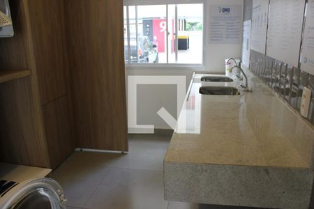 Apartamento para alugar com 36m², 2 quartos e 1 vagaLavanderia área comum